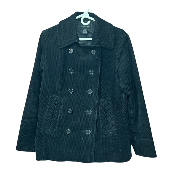 Focus 2000 Jackets & Blazers - Sx10 Focus 2000 Black Corduroy Jacket